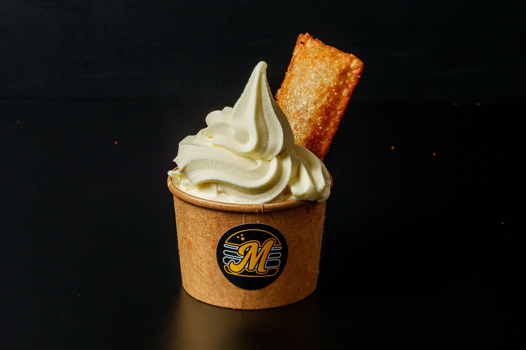 Vanilla Soft Serve paired with Apple Pie